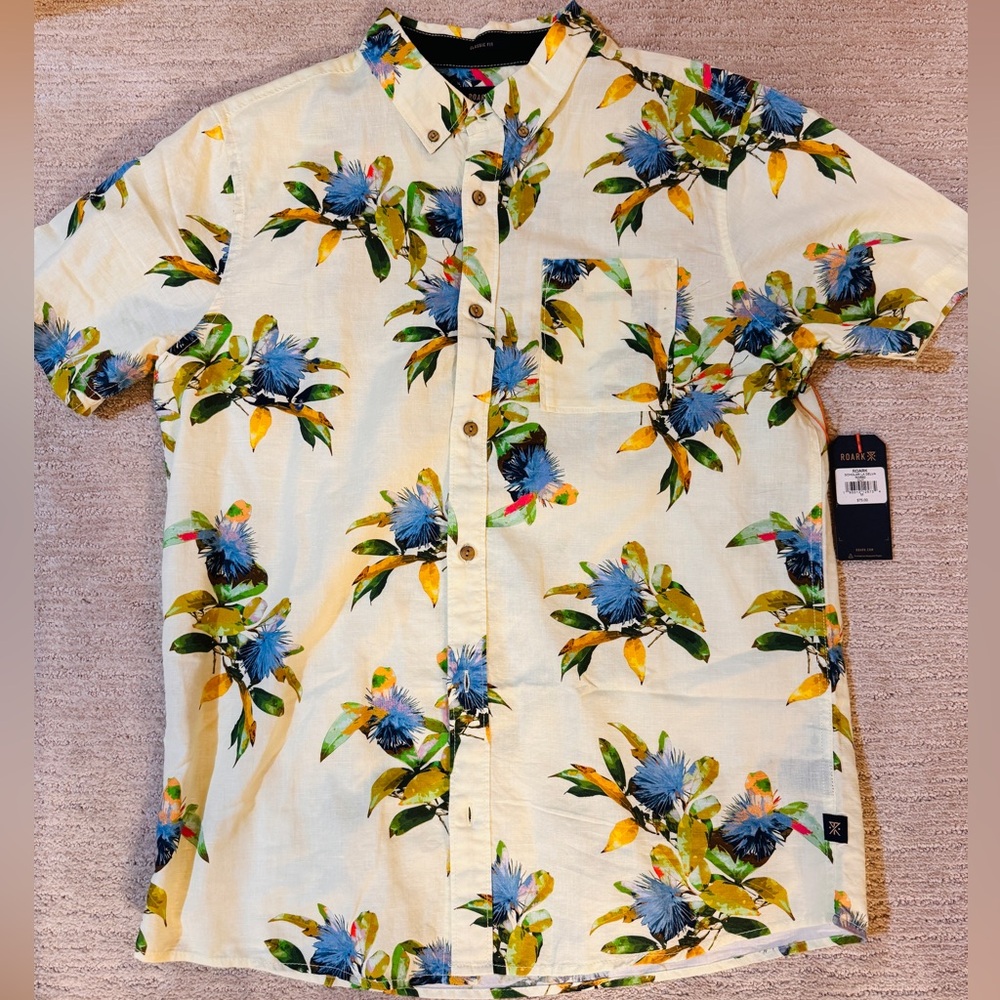 Roark Journey Shirt, Size M, NWT